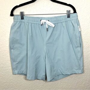 Onia x Theory Men’s Checkered Nylon Swim Trunks Shorts 5” inseam Size M